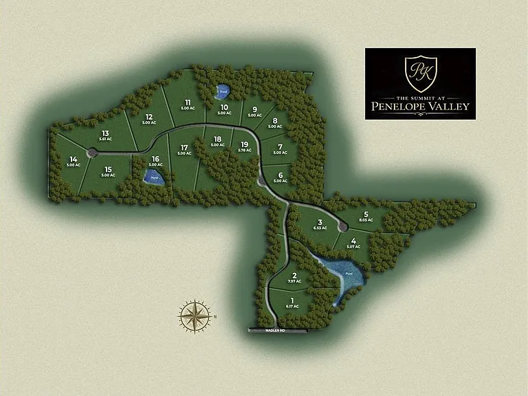 Map of The Summit at Penelope Valley, Wentzville MO